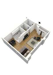 S1D floorplan at Monticello at Southern Towers, Alexandria, VA