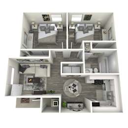 Sunrise Floor Plan at Solara, Phoenix, 85033