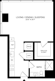 S3 Floor Plan at The Mitchell , Atlanta