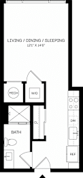 S6 Floor Plan at The Mitchell , Georgia