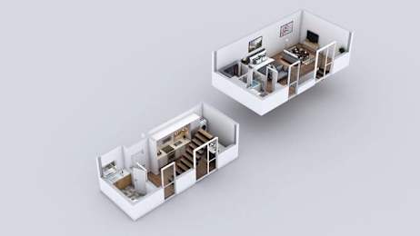 Level A Floor Plan at Prizma, Los Angeles