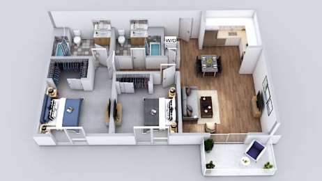 C1 Floor Plan at Prizma, California
