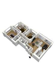 C2 Floor Plan at Stratford at Southern Towers, Virginia, 22311