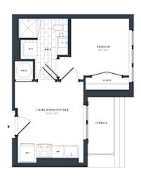 1A Floor Plan at The Vale at the Parks, Washington