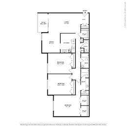 C1 floorplan at Vistas of Annandale, Virginia, 22003