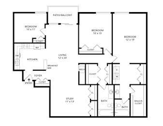 C5 floorplan at Vistas of Annandale, Annandale