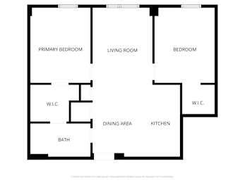 A black and white floor plan of a house with labeled rooms.