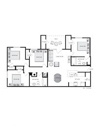  Floor Plan Four Bedroom