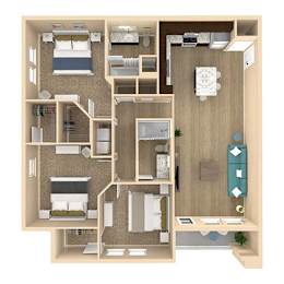  Floor Plan C1B