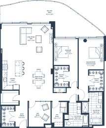 2 bed 2 bath B at Petries Landing I Apartments , Ontario, K4A 1K4