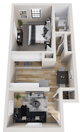  Floor Plan Huntley Ridge Single - Partial Renovation