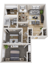  Floor Plan San Rae Garden - Partial Renovation