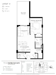 A black and white image of a floor plan for a home layout.