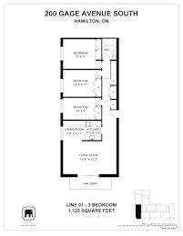  Floor Plan Apartment - 3 Bedroom