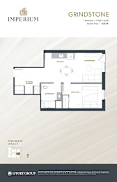 Grindstone Floor Plan at Imperium, Dundas Ontario