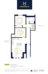 THELAURENTIAN Floor Plan at The Maverick Apartments, Ontario
