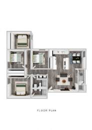 4 Bedroom Floor Plan at Tara Hill, Anaheim, CA, 92801