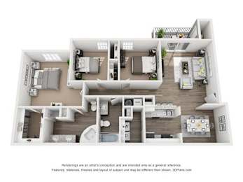 VENUS ELITE Floor Plan at Latitude at Riverchase, Hoover, AL