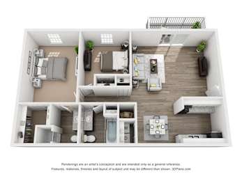 VESTA ELITE Floor Plan at Latitude at Riverchase, Hoover, AL, 35216