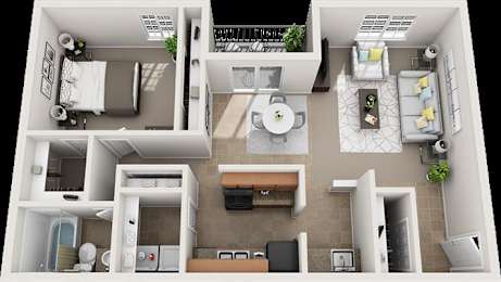 Garden I Floor Plan at Sienna Ridge, Atlanta