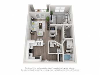 Chestnut CLASSIC PLUS Floor Plan at Vue at Embry Hills, Georgia, 30042
