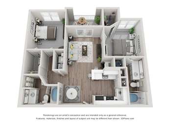 Heartwood CLASSIC Plus Floor Plan at Vue at Embry Hills, Atlanta, GA, 30042