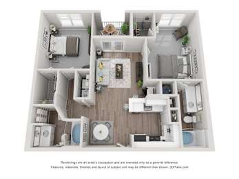 Heartwood SIGNATURE Floor Plan at Vue at Embry Hills, Atlanta