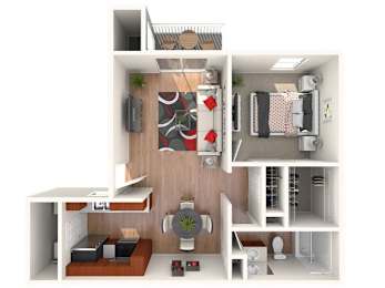 The Element Classic Floor Plan  at Breckinridge Vue, Duluth, Georgia