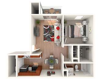 The Element Classic Plus Floor Plan at Breckinridge Vue, Duluth, Georgia
