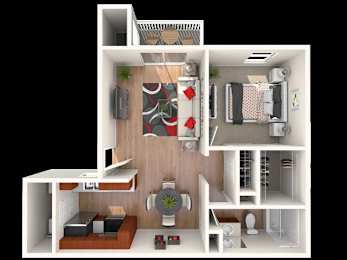 The Element Elite Floor Plan at Breckinridge Vue, Duluth, GA