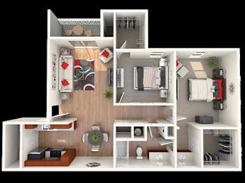 The Ridge Signature Floor Plan at Breckinridge Vue, Duluth, Georgia