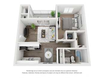 ATKINS Classic Floor Plan at Vue on Medlock, Peachtree Corners, GA