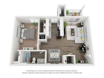 COLE Elite Floor Plan at Vue on Medlock, Peachtree Corners, 30092