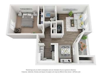 JOHNSON Classic Floor Plan at Vue on Medlock, Peachtree Corners, GA, 30092