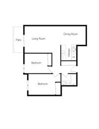 2 bed 1 bath at Oak Center Apartments, Oakland, 94607