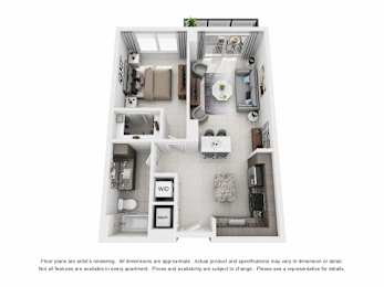A2 Floor Plan at Palma, Doral, FL, 33166