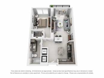 A2PH Floor Plan at Palma, Doral, Florida
