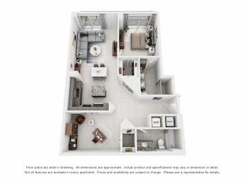 1A4 Floor Plan at Palma, Doral, FL, 33166