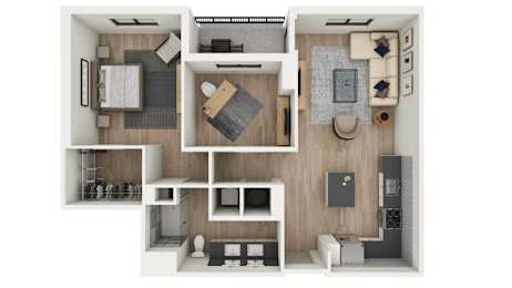 A5 Floor Plan at Palma, Doral