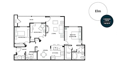 3 bed 2 bath at Mill Creek Meadows Apartments, Mill Creek, WA