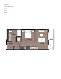 Studio 1 bath B at Ravello Apartments, Redmond