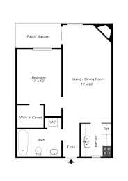 1 bed 1 bath at Infinity on the Landing Apartments, Euless