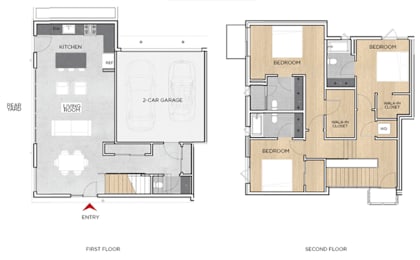 B Floor Plan at The Geffen, California