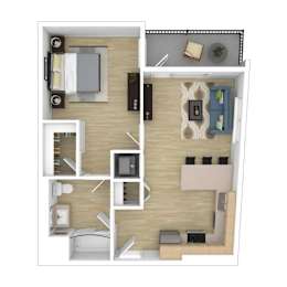 A9 Floor Plan at The Wilson, California
