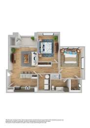 2 bed 1 bath at The Banks at Bridgewater Apartments, Little River, SC, 29566
