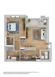 1 bed 1 bath at The Banks at Bridgewater Apartments, South Carolina, 29566