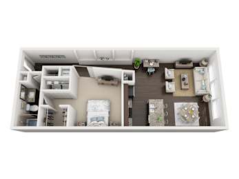 S-5 Deluxe Studio at Civic at Frisco Square Apartments, Texas