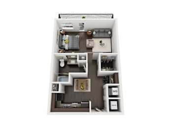 S3 floor plan at Civic at Frisco Square Apartments, Texas