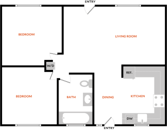 a blueprint of a floor plan of a house