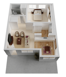 Normandy Park One Bedroom One Bathroom Apartment